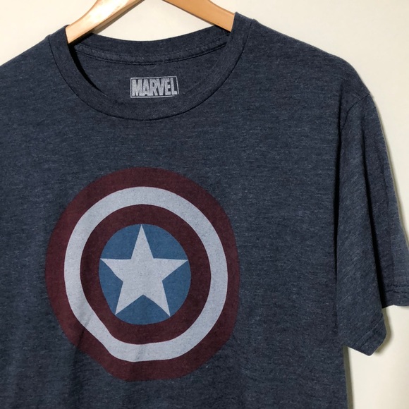 Marvel Other - Marvel Captain America Graphic Tee T Shirt EUC